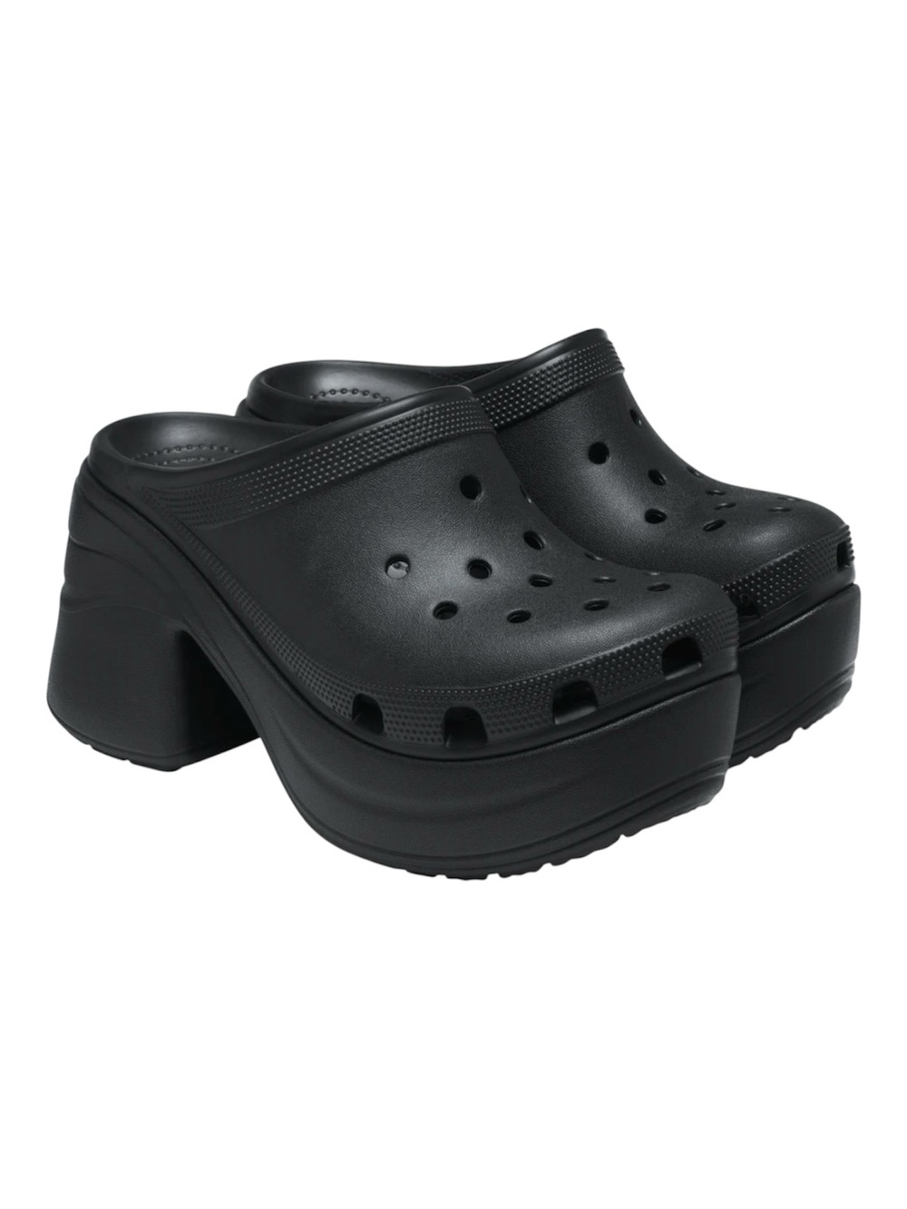 CROCS | Unisex Siren Heeled Clog - Black